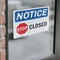 Signmission Closed Sign With Symbol, 7 in W x Rectangle, Vinyl Decal OS-2PACK-NS-D-57-L-10684 - alternate 6